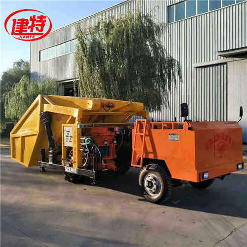 建特重工-工程型喷浆机组(一拖二单斗)喷浆车