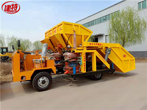 建特重工-工程型喷浆机组(一拖二双斗)喷浆车  一拖二喷浆车
