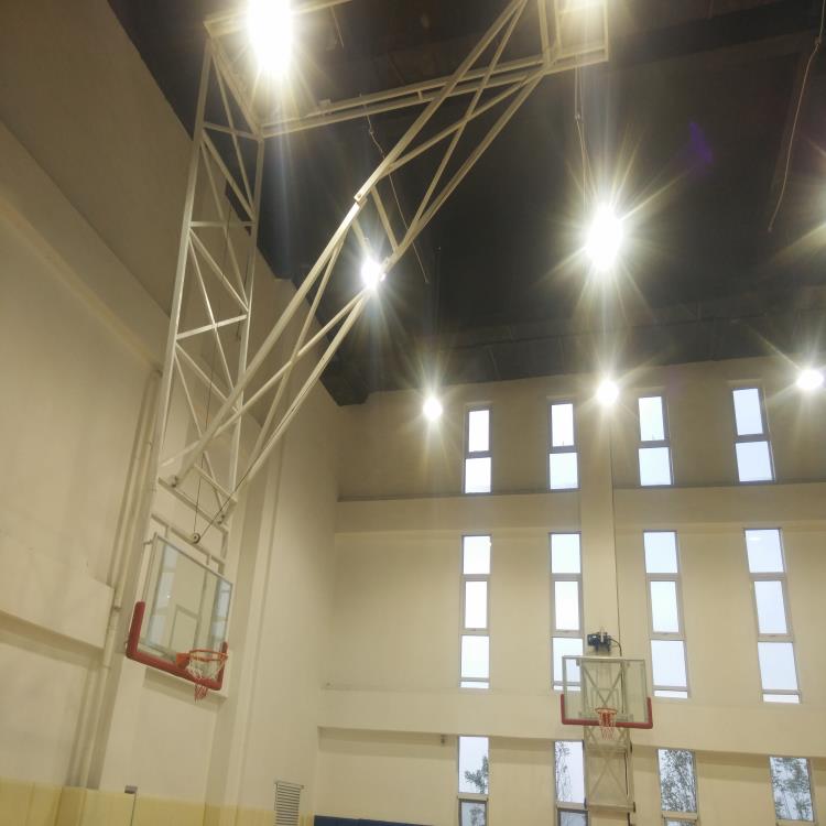 吊顶升降式篮球架生产厂家 篮球架定制  异形篮球架  吊顶篮球架  篮球架图片