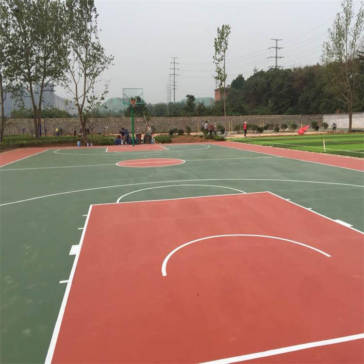 硅PU生产厂家直销 硅PU篮球场施工  硅PU球场专业施工  硅PU运动场