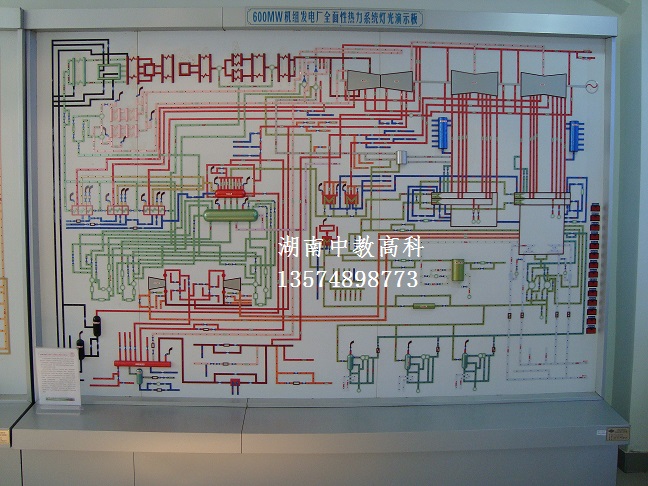湖南中教燃气-蒸汽联合循环电站模型 凝汽式汽轮机模型&nbsp;&nbsp;燃气轮机模型&nbsp;&nbsp;热力系统演示板&nbsp;&nbsp;循环汽包锅炉模型
