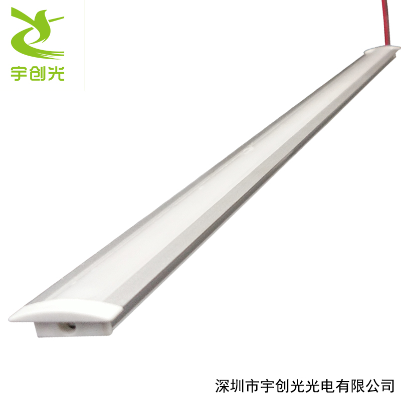 LED超薄层板橱柜灯2公分嵌入式带边开槽灯带  层板灯  线条灯
