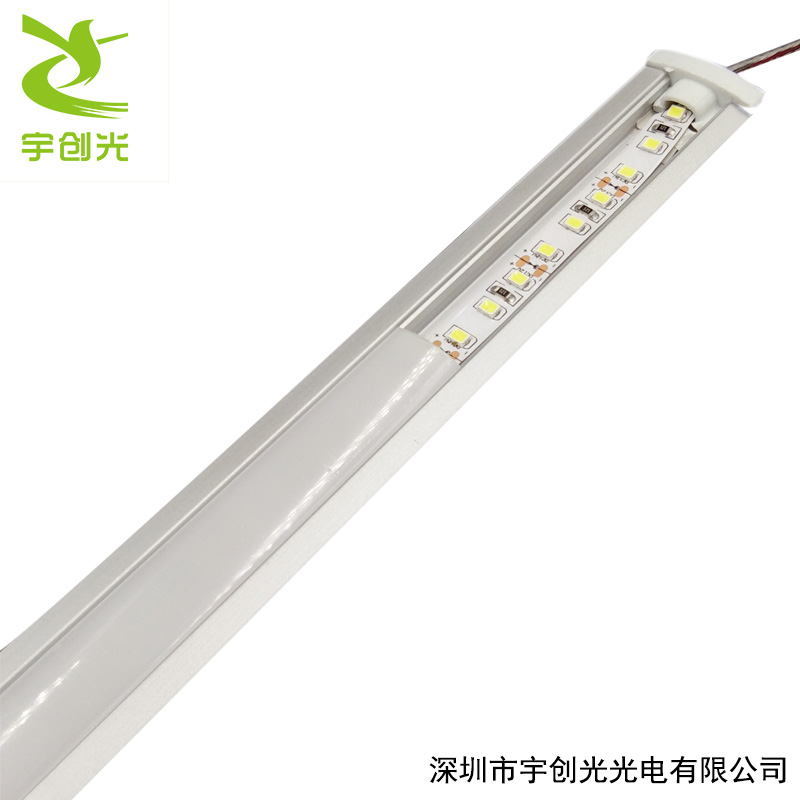LED超薄层板橱柜灯2公分嵌入式带边开槽灯带  层板灯  线条灯