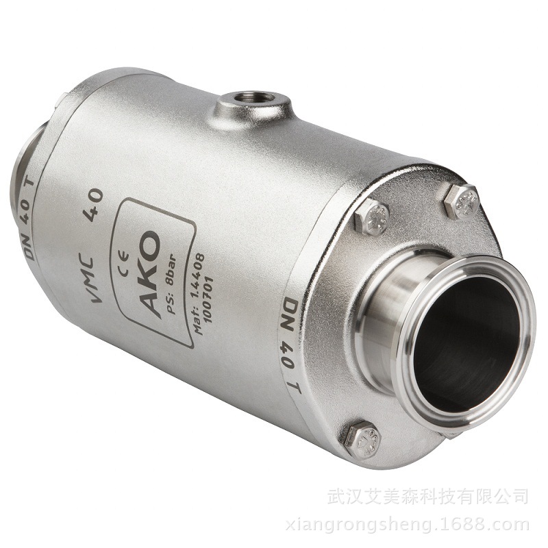 德国AKO  VMC气动挠性阀-卡箍连接  气动管囊阀  气动箍断阀