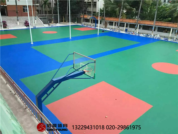 丙烯酸篮球场施工建设工程厂家