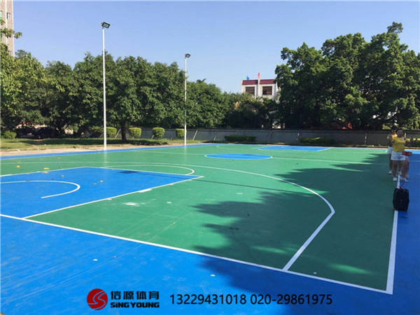 丙烯酸篮球场施工建设工程厂家