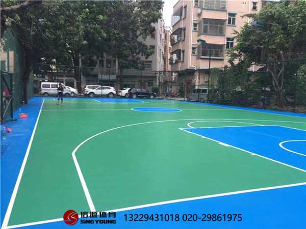 丙烯酸篮球场施工建设工程厂家