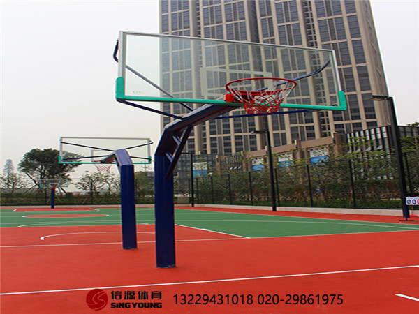 广州硅PU篮球场施工建设及塑胶篮球场材料生产厂家
