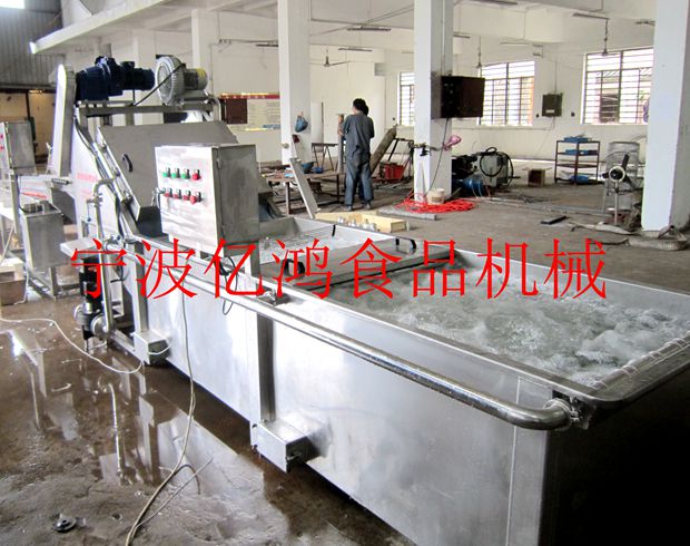 亿鸿食品机械蕃茄鼓泡毛刷清洗机供应商，厂  厂家批发蕃茄清洗机