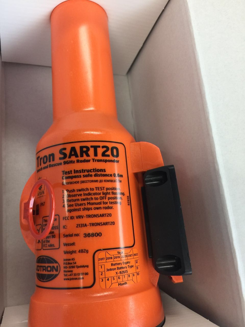 挪威JOTRON搜救雷达应答器SART20  SART20雷达应答器  SART20搜救雷达应答器  JOTRON雷达应答器