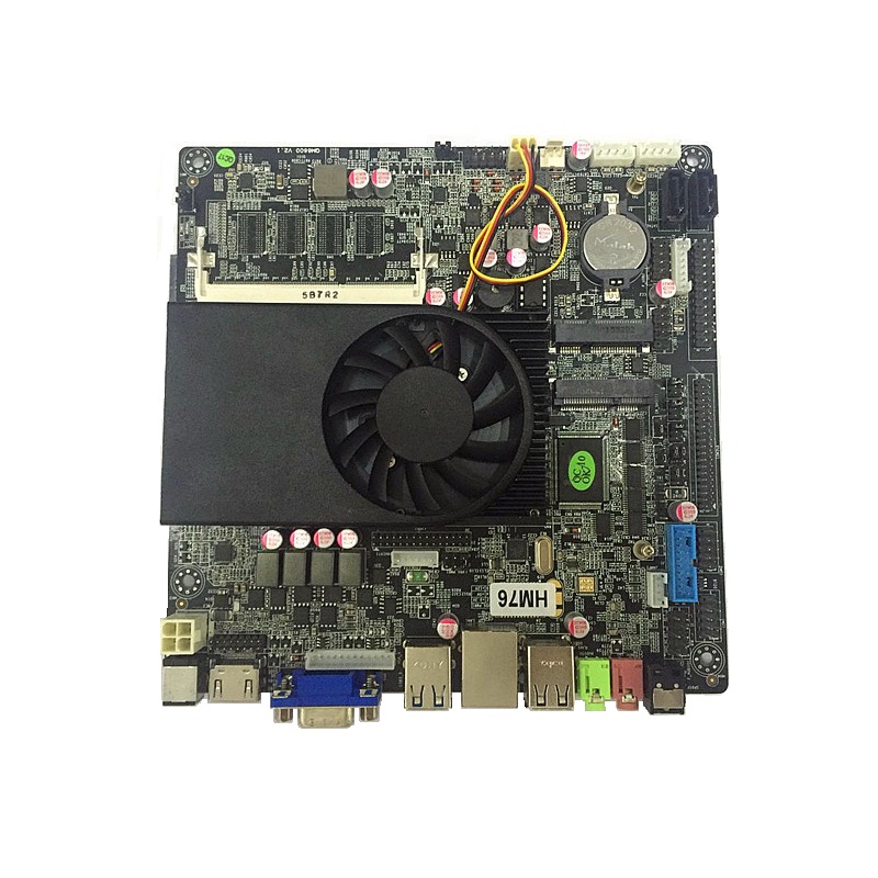 QM6600一体机游戏机工控机主板2代3代i3i5i7双网口  商显主板  广告机主板