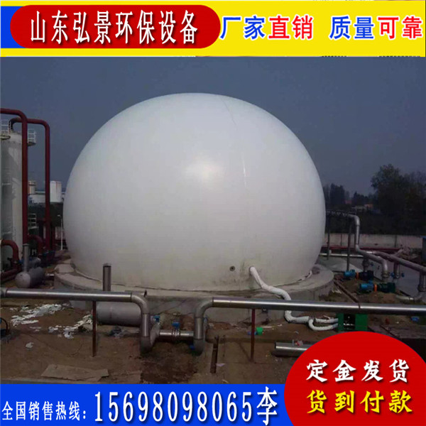 双膜气柜建设费用/多少钱、现场安装图片视频