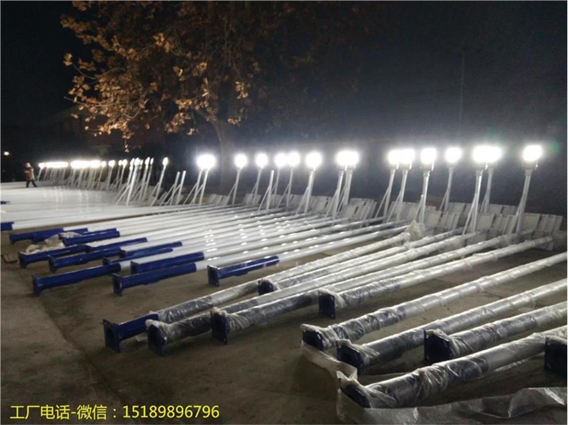 湖南永州市6米50w60w太阳能路灯工厂货到付款