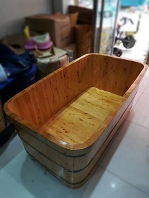 如何看鹏乙翔的双人香柏木桶浴盆  木桶浴缸  洗澡木桶
