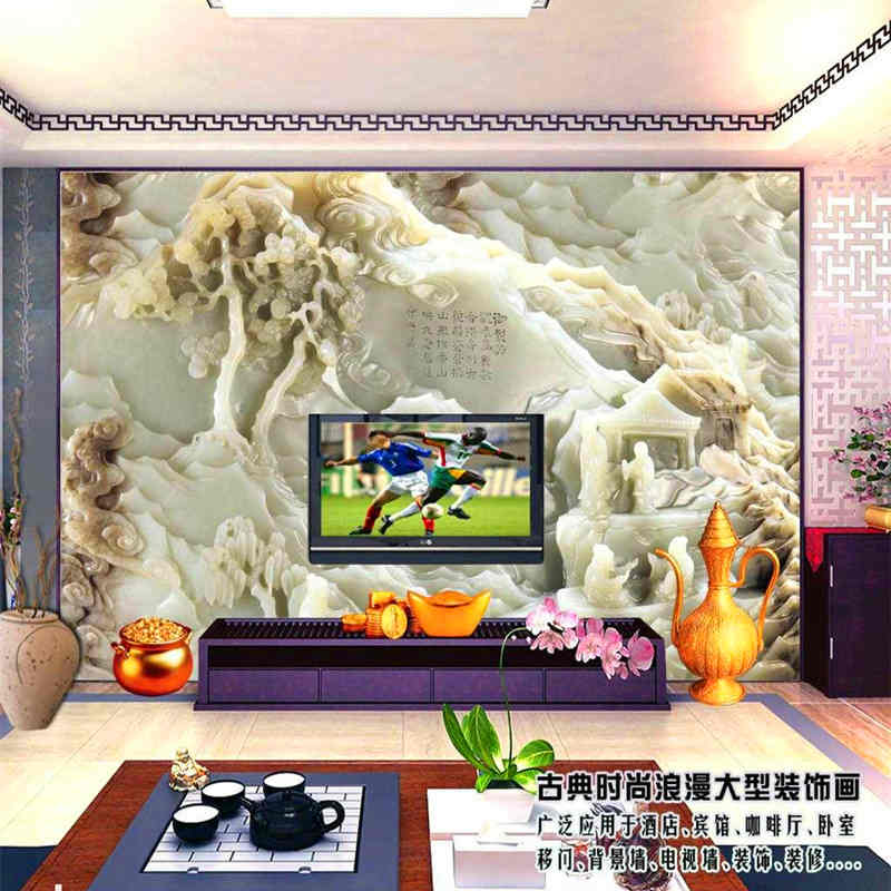 玉石背景墙打印机就选深圳龙润 厂家制造  雕刻背景墙打印机  UV打印机