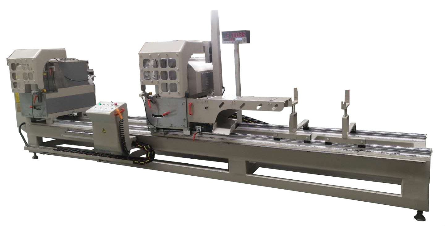 断桥铝门窗设备600数显精密双头锯  铝型材切割双头锯  铝门窗加工双头锯