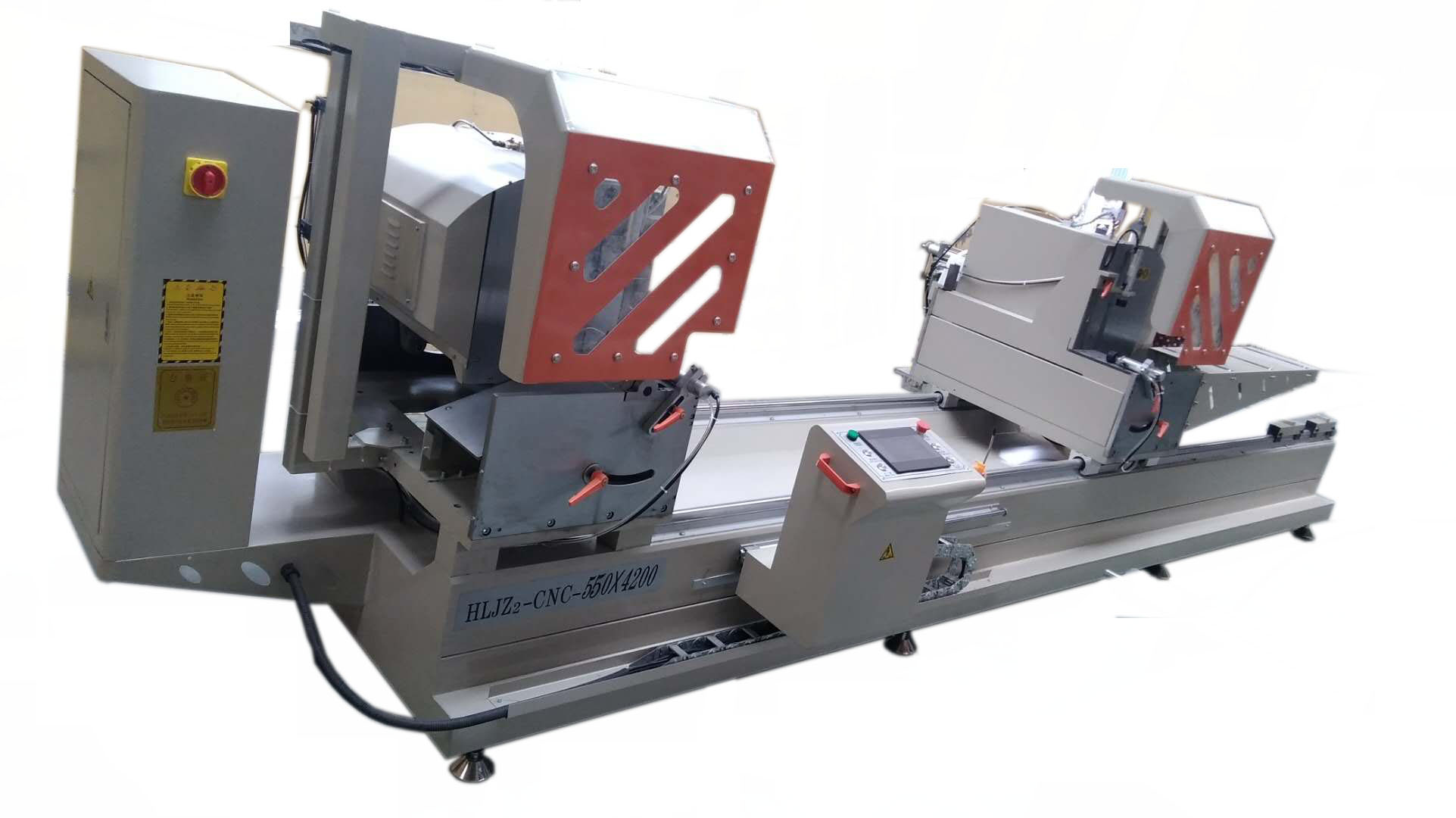 断桥铝合金门窗设备数控精密切割锯  断桥铝门窗设备  铝合金门窗切割设备  铝型材切割双头锯