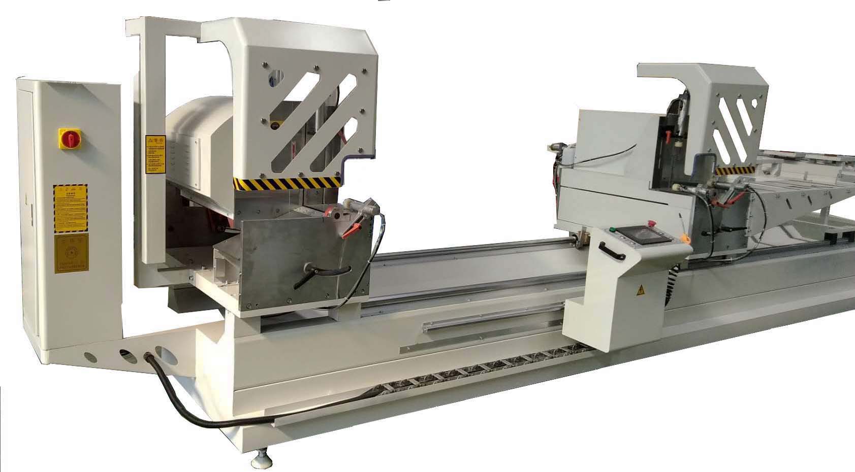 断桥铝门窗设备数控精密切割锯  铝门窗切割双头锯