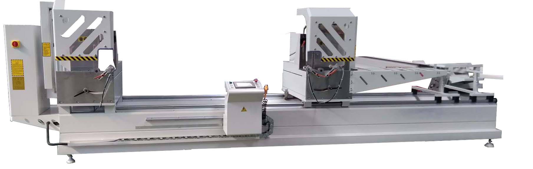 铝门窗设备HLJZ2S-550X4200数显精密双头锯  断桥铝门窗  铝型材切割设备