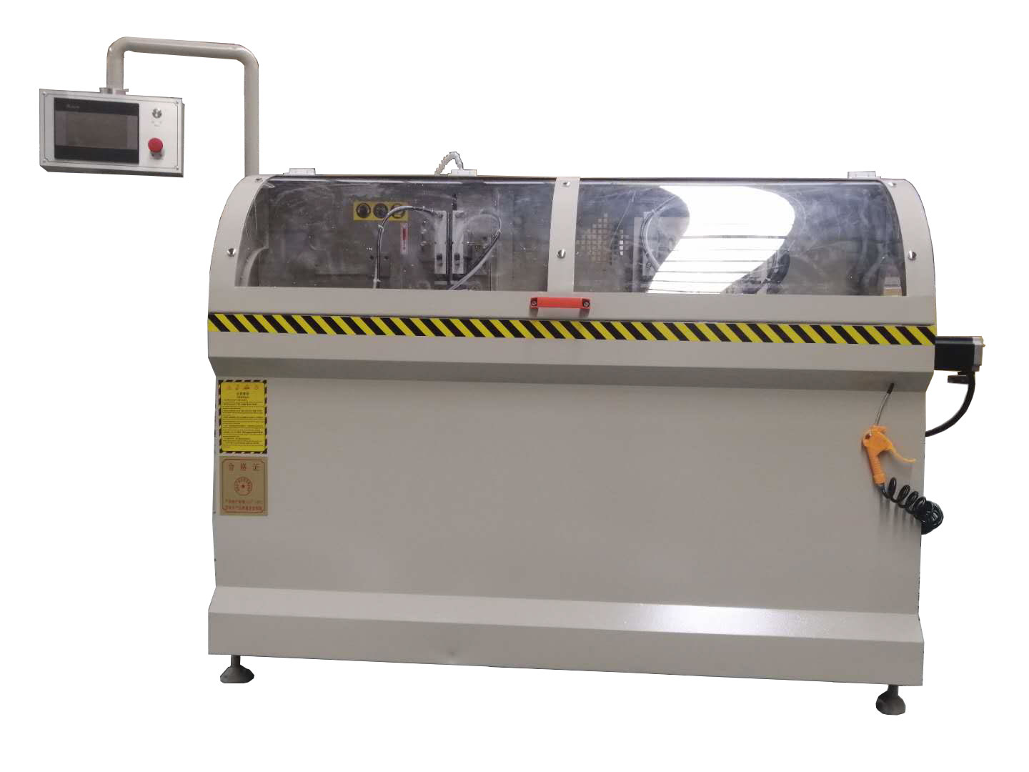 断桥铝门窗设备HLJMJ-CNC-500数控角码切割锯  华兴数控切割锯