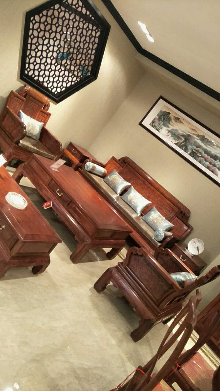大果紫檀，刺猬紫檀  沙发大床  红木家具  书桌书房