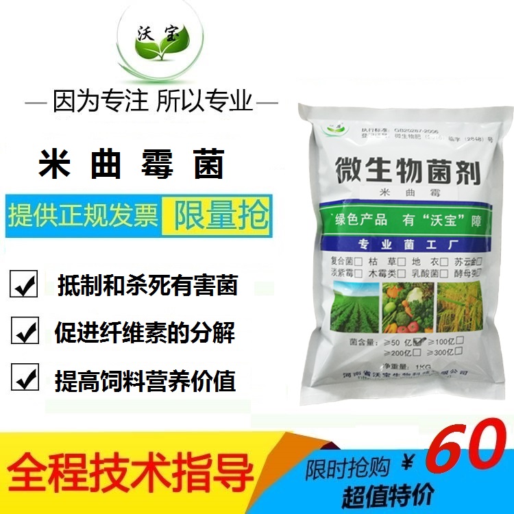 沃宝生物米曲霉菌  单一菌  有机肥添加