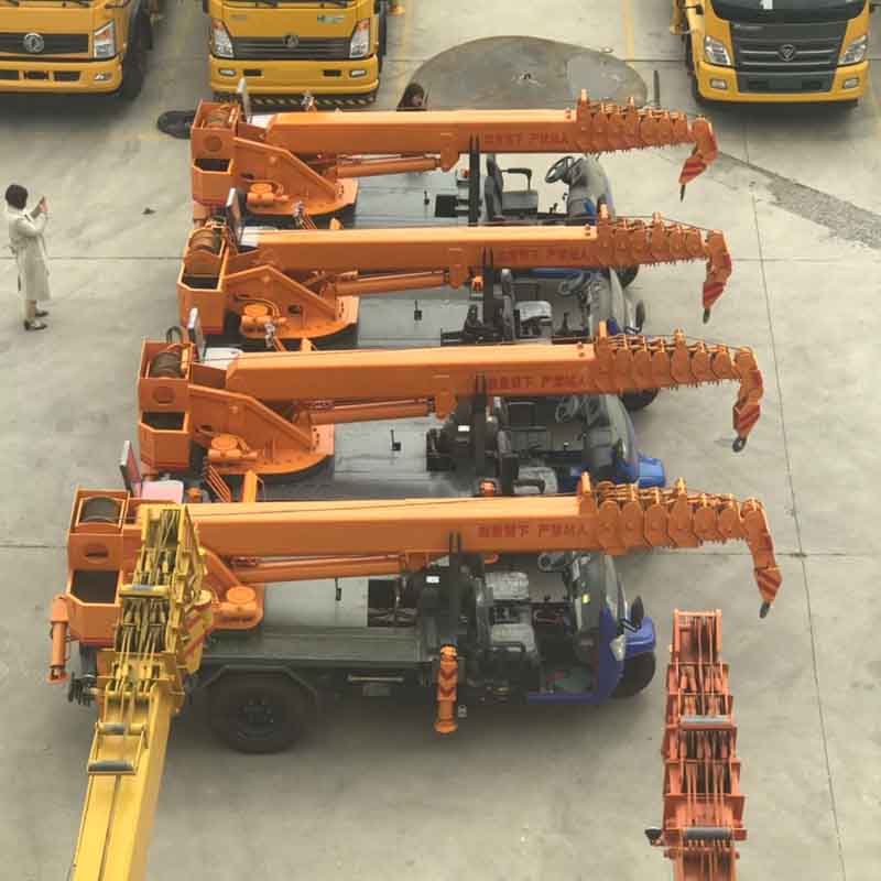 全液压3吨小吊车定制 油电两用起重机 小型农用三轮吊车