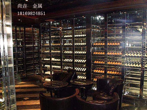 装修金属酒柜生产厂家 客厅酒柜