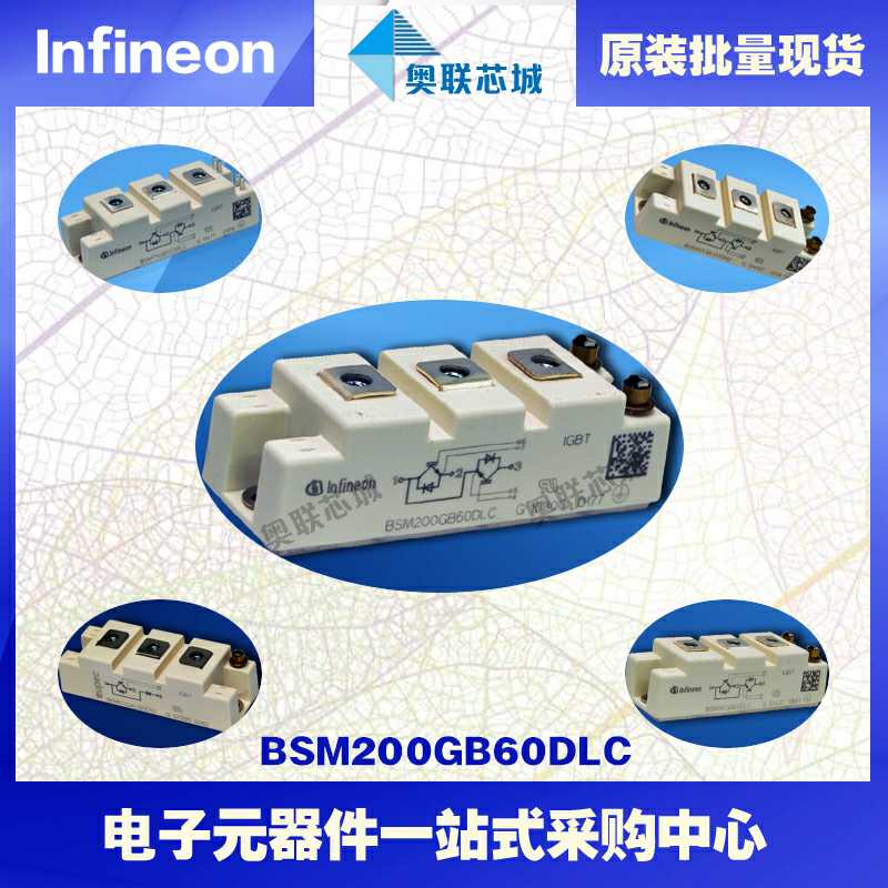 原装功率IGBT模块BSM200GB60DLC英飞凌现货  英飞凌Infineon