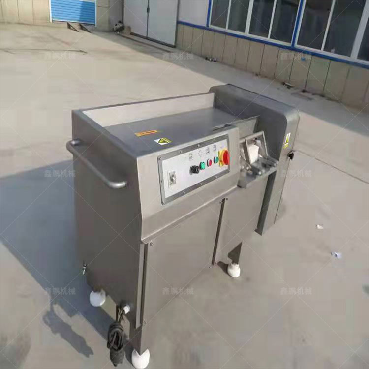 可调大蒜350型冻肉切丁机视频  可调切冻鱼丁  果蔬切丁