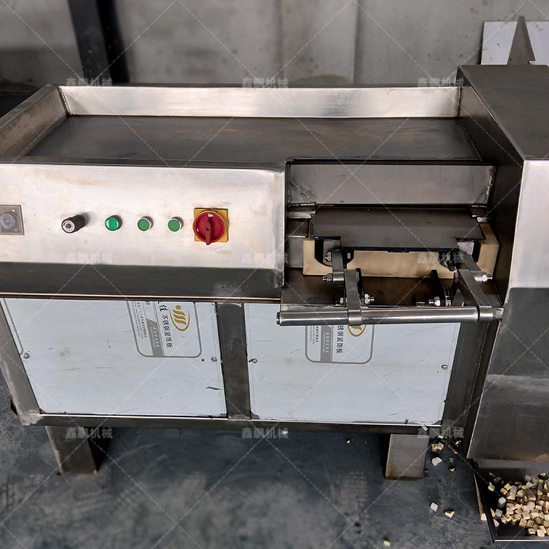 可调蜜饯350型冻肉切丁机视频  可调切冻鱼丁  果蔬切丁