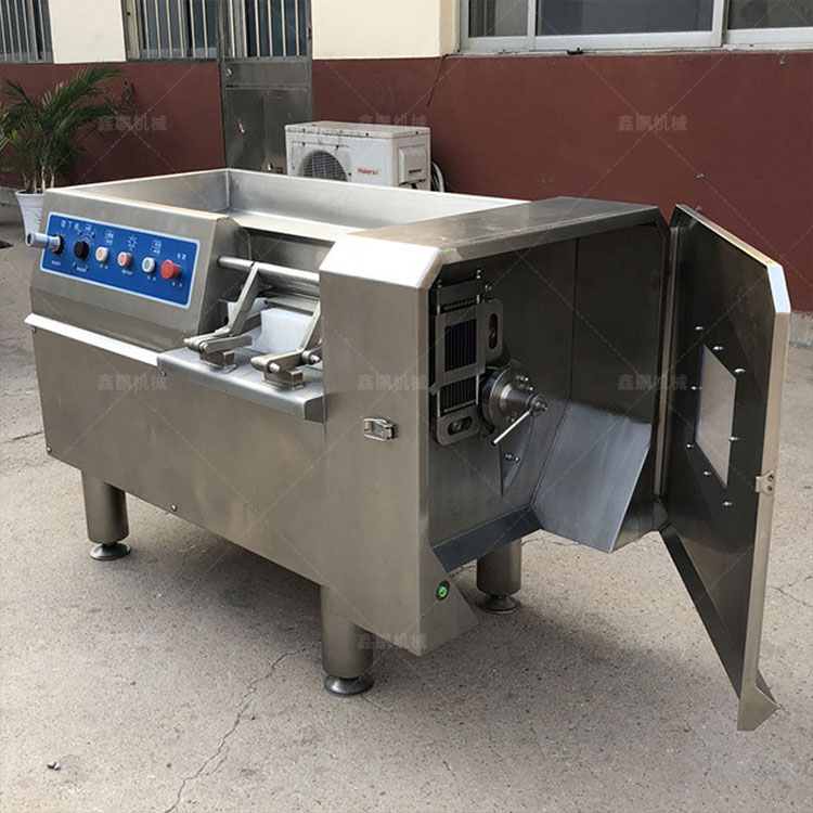 不锈钢鸡肉350型冻肉切丁机视频&nbsp;&nbsp;不锈钢鱼肉切丁&nbsp;&nbsp;冻鱼切丁机&nbsp;&nbsp;果蔬切丁