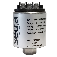 西特280G setra压力变送器