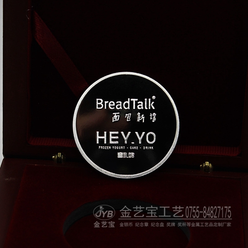 专业定做铜质金银双色纪念币 999纯银纪念章