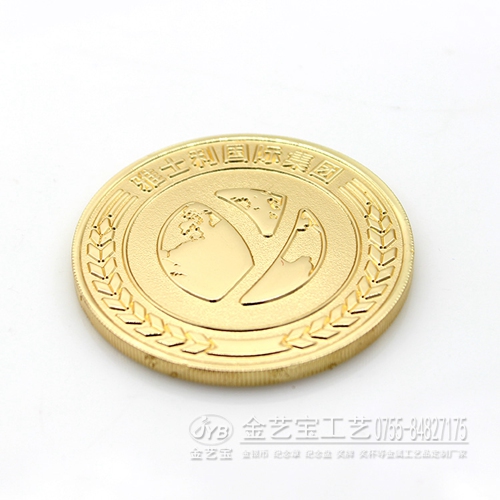 厂家定制纪念币铜材质纪念章定做电镀纪念章
