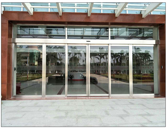 江西南昌商场玻璃平移门赣州酒店玻璃自动感应门安装  自动感应玻璃门