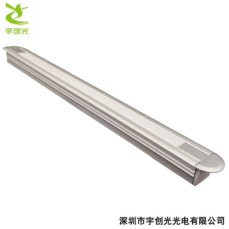 宇创光LED嵌入式橱柜货架层板灯 暗装小型线条灯  橱柜灯  货架灯