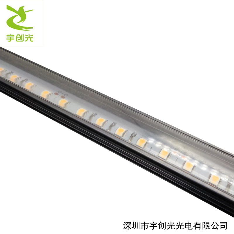 宇创光 酒店前台外墙打光LED 防水洗墙硬灯条  洗墙灯  led硬灯条