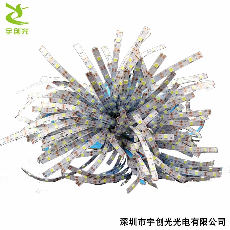 LED工艺发光软灯条 发光镜玩具装饰2835灯带  led灯带  2835灯条  工艺发光灯条