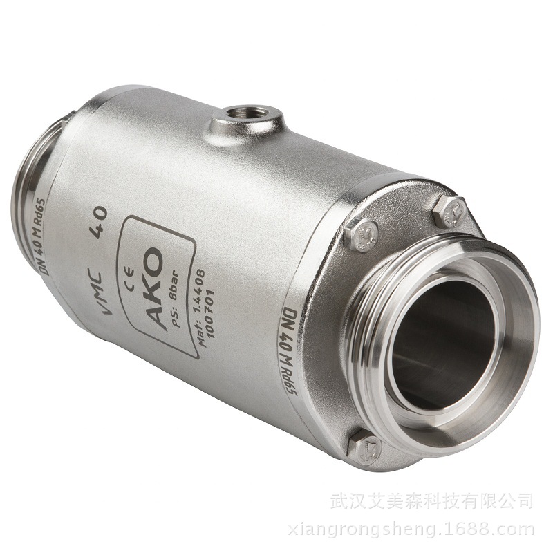 德国AKO  VMC气动夹管阀-螺纹连接  气动胶胆阀  气动挤压阀