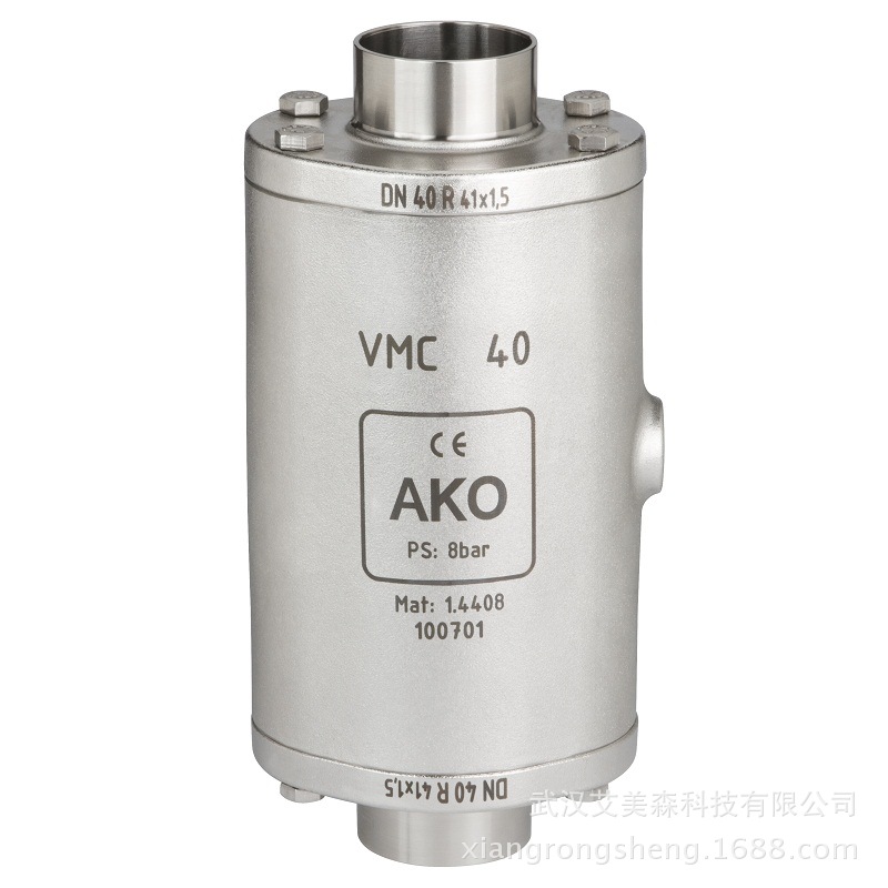 德国AKO   VMC气动夹管阀-端焊接  气动挠性阀  气动胶管阀