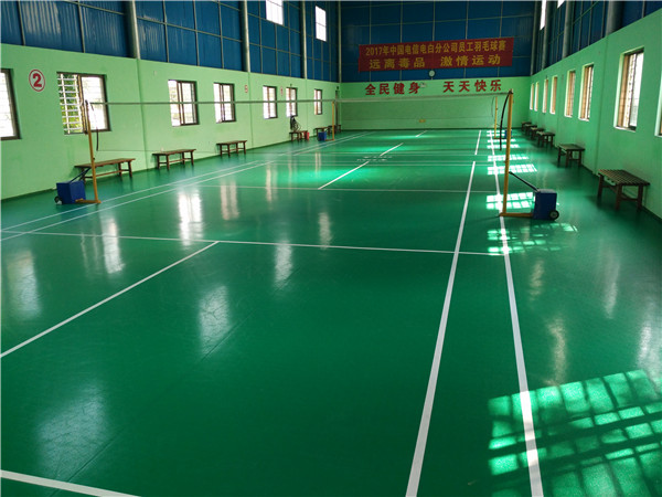 羽毛球场建设安装厂家质保三年  羽毛球场施工
