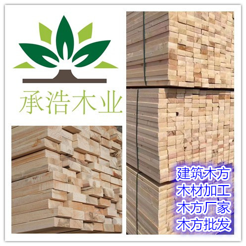 济宁铁杉工程木方厂家  建筑木方  工地木方