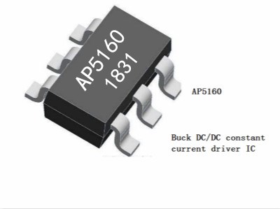 AP5160宽电压 LED 降压型恒流芯片2.5-100v  降压恒流IC  LED车灯驱动IC  降压集成电源IC