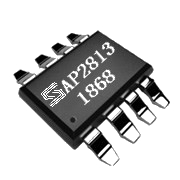 AP2813双路降压恒流驱动器5-80V  降压恒流IC  LED车灯驱动IC  降压集成电源IC
