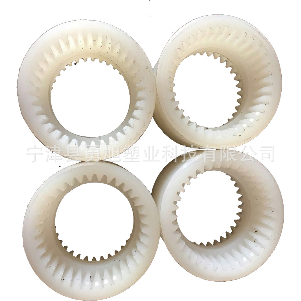 厂家直销增强高耐磨NL1工程机械塑料尼龙联轴器  尼龙内齿圈  增强尼龙内齿套