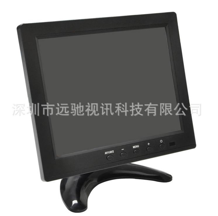 特价8寸液晶显示器4AV信号输入  车载显示器  监控显示其