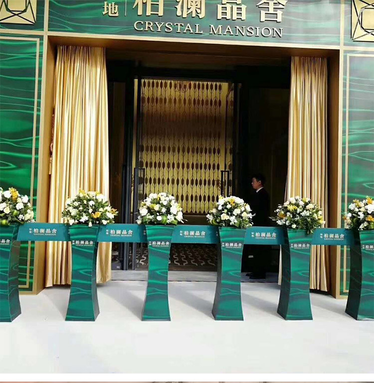 庆典开业剪彩柱剪彩仪式启动仪式启动花柱小蛮腰租赁