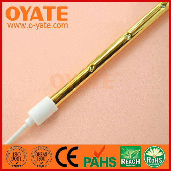 中波卤素红外线电热管  异型电加热管  电热石英管  鞋机远红外加热灯管