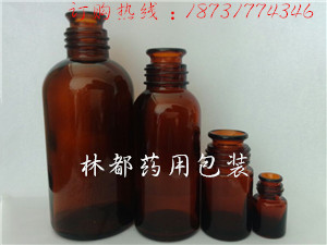 河北林都棕色玻璃瓶&nbsp;&nbsp;八棱药用玻璃瓶&nbsp;&nbsp;棕色模制玻璃瓶&nbsp;&nbsp;棕色滚珠玻璃瓶
